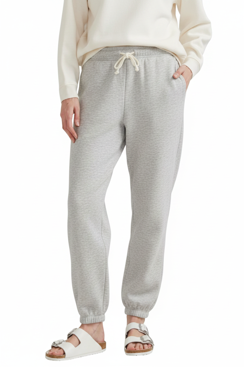 Marled Heathered Gray Pants with Flecks