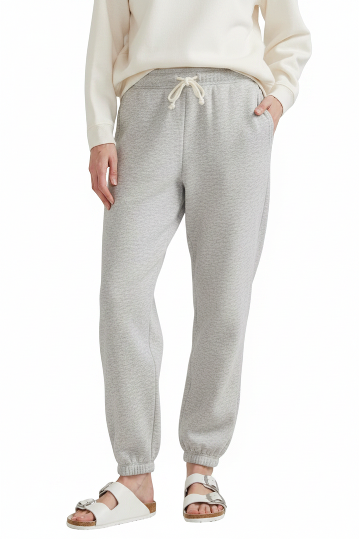 Marled Heathered Gray Pants with Flecks