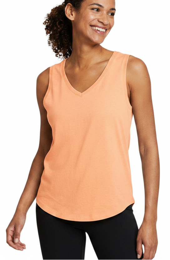 Pink Grapefruit Sleeveless Tank Top