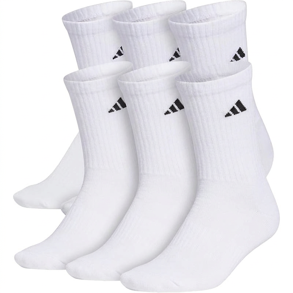 Socks photo edited to all white pairs