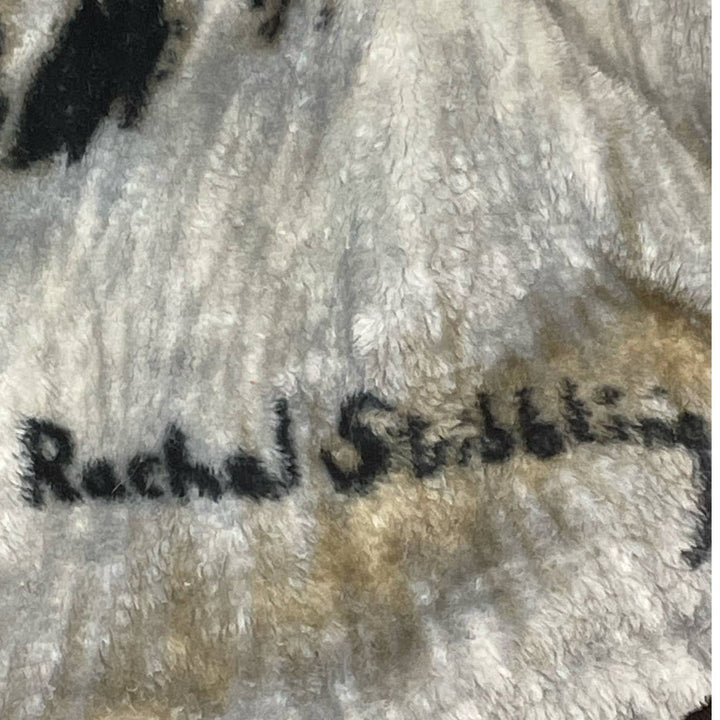 Northwest Rachel Stribbling Wild White Snow Tiger Soft Animal Throw Blanket
