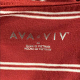 2 American Rag Ava & Viv Womens 3X Cotton Rayon Blend 3/4 & Short Sleeve Tops