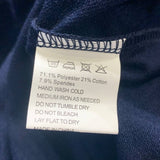 New Hasuit Mens XXL Navy Blue Lightweight PolyCotton Full Zip Hoodie Jacket