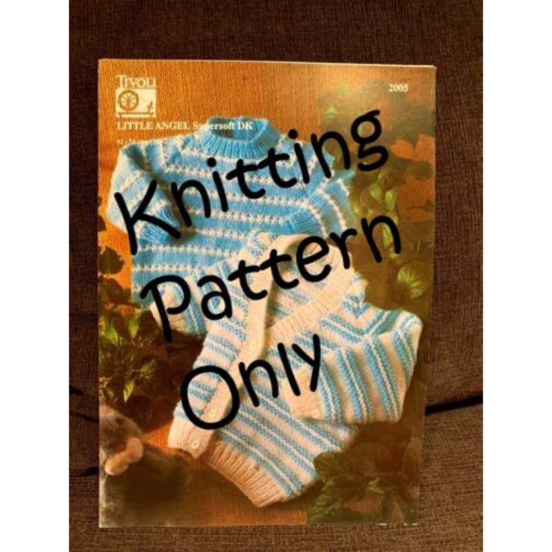 New Tivoli Little Angel Child Supersoft DK Jacket &amp; Sweater Knitting Pattern