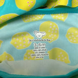 New Koala Kids 3-6 Months Baby Girls 2 Piece Lemon Ruffled Bikini Swim Suit Set