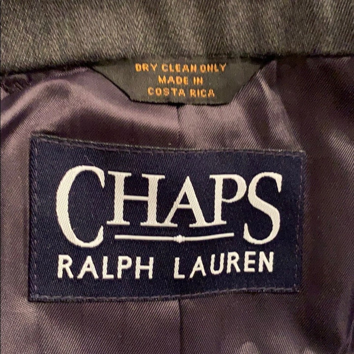 Chaps Ralph Lauren 40R GRAY Pointy Lapel Mens Tuxedo Jacket Wedding Prom