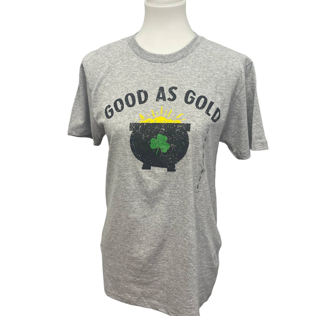 New Pacific Womens Small Good As Gold St Patrick&