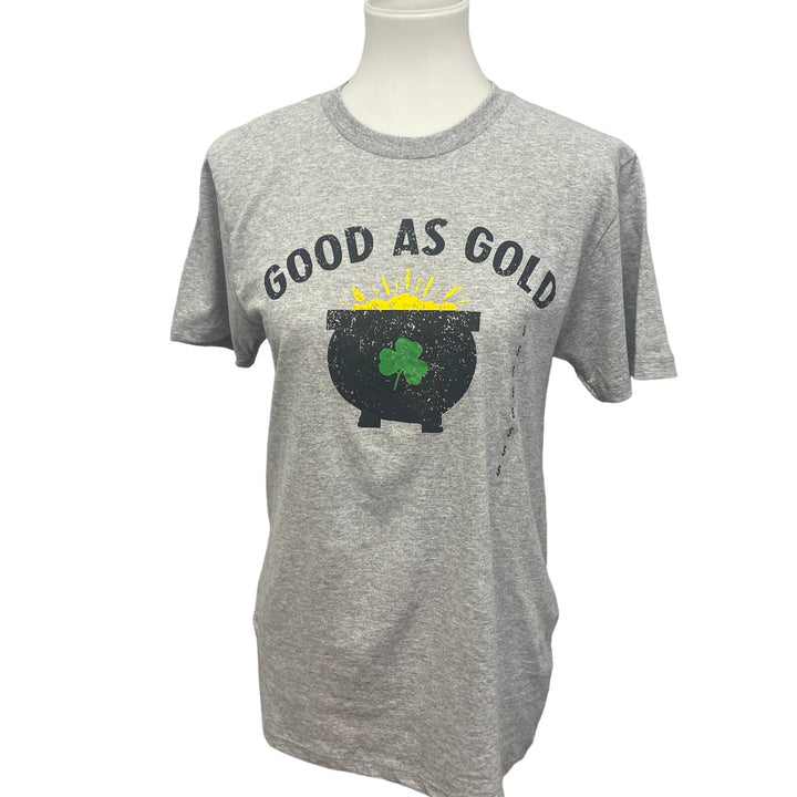 New Pacific Womens Small Good As Gold St Patrick&