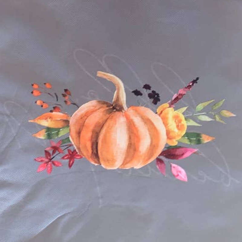 Pair of Upcycled Handmade Autumn Pumpkin It&
