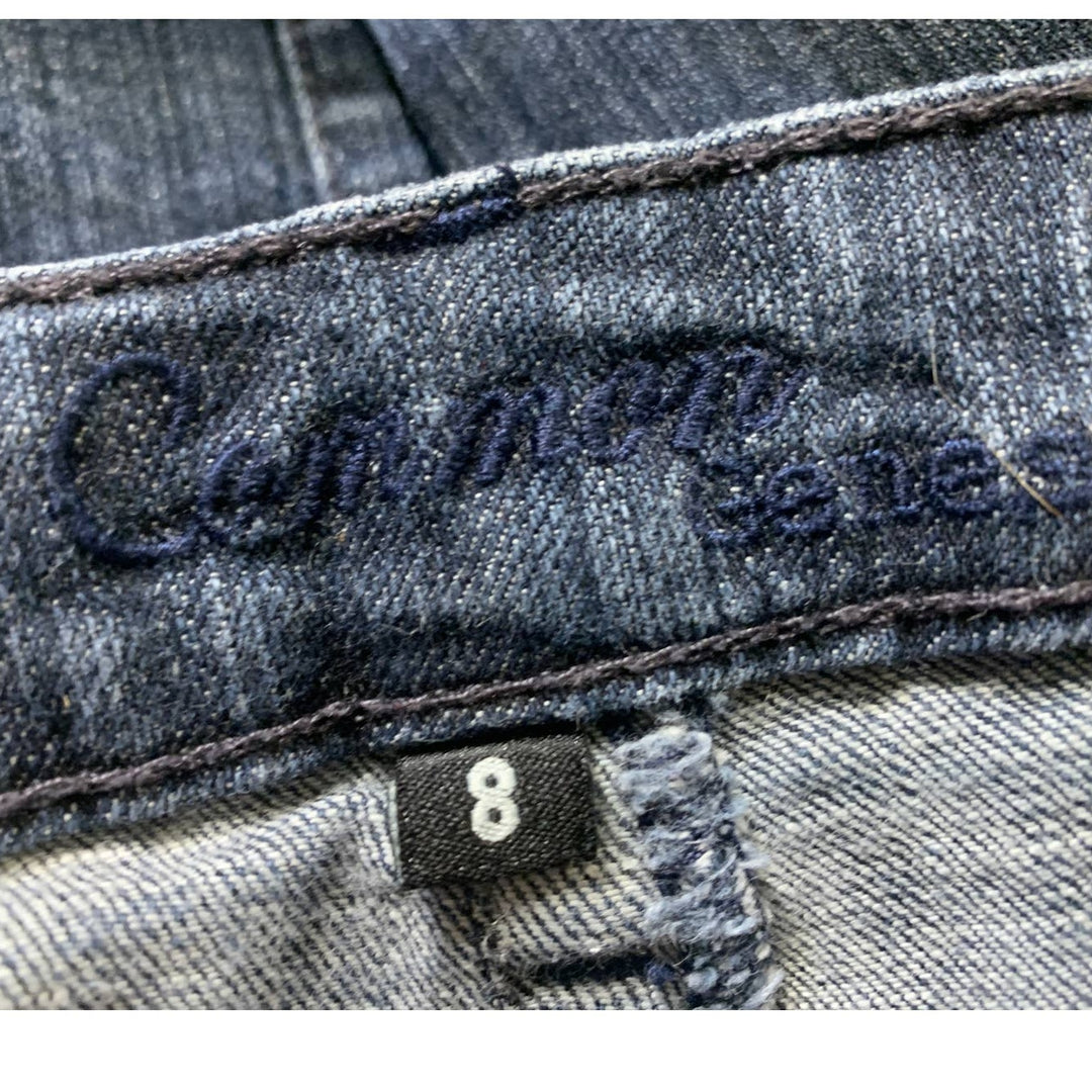 Common Genes Womens Size 8 Classic Fit 31 Inseam Stretch Cotton Denim Blue Jeans