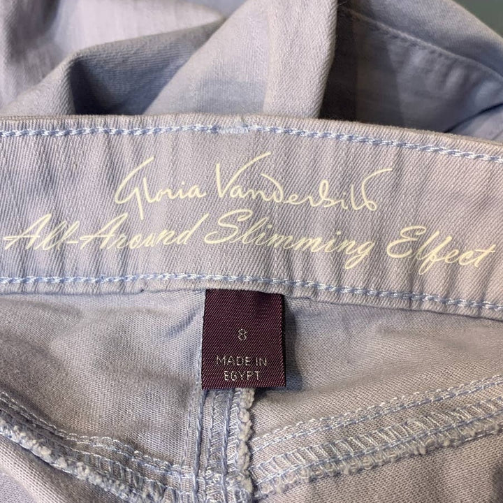 Gloria Vanderbilt Size 8 All-Around Slimming Effect Stretch Cotton Skimmer Pants
