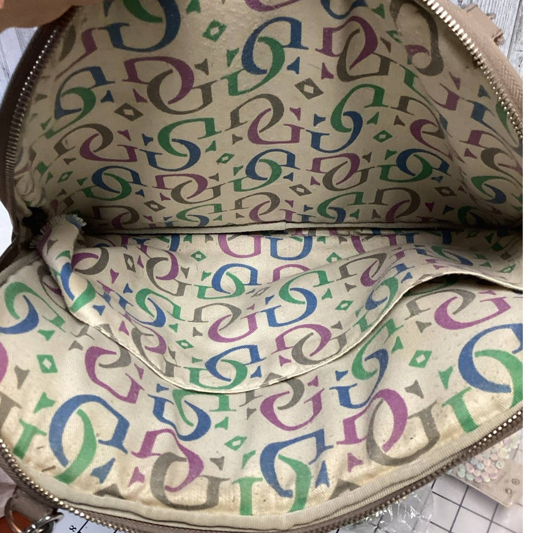 GUESS Crossbody Faux Leather Small Laptop Tablet Zippered Purse Handbag Bag Case