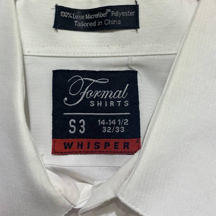Formal Shirts Small Luxe Microfiber Long Sleeve 32/33 Mens Formal Tuxedo Shirt