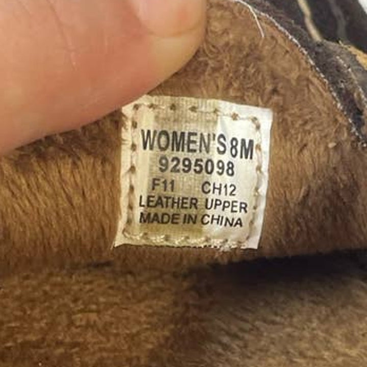 Sperry Top Sider Womens Size 8 Suede Leather Side Lace Moccasin Slide On Loafers