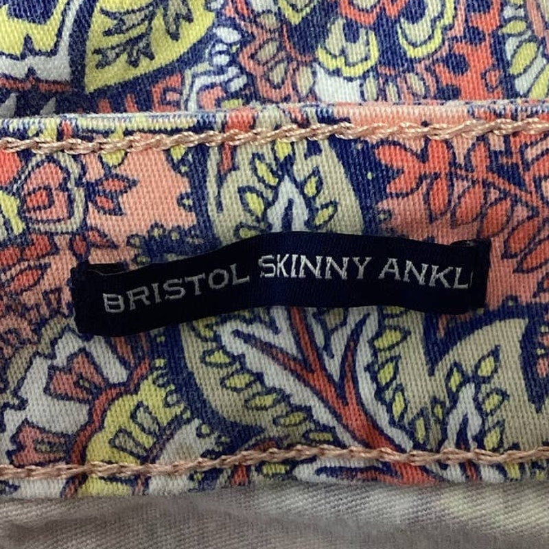 Charter Club Woman Plus Size 18W Paisley Stretch Cotton Bristol Skinny Jeans