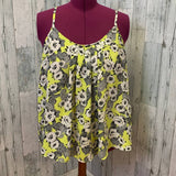 Torrid Size 2 2X Flowy Floral Paisley Adjustable Spaghetti Strap Sleeveless Top