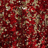 Wonder Nation Girls Large Christmas Holiday Sequin Sleeveless Midi Sheath Dress