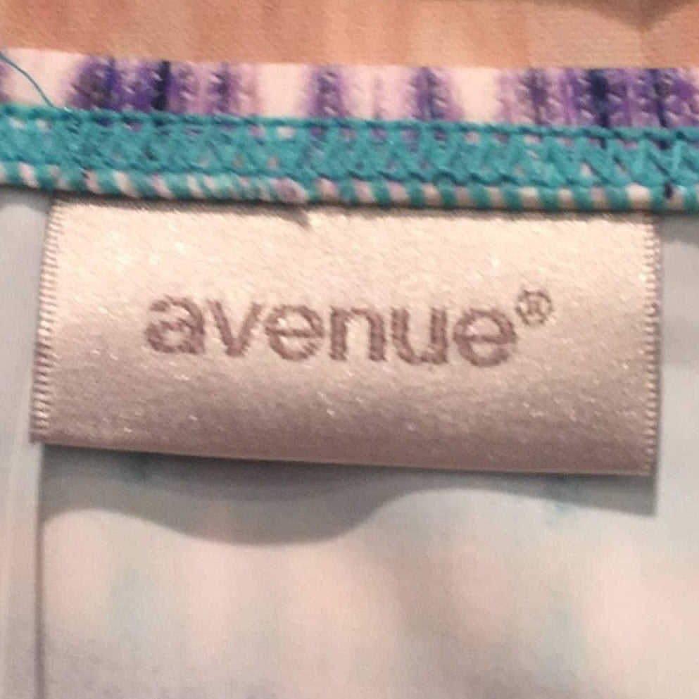 New Avenue Plus Size 26 Swim Bikini Bottom w Waist and Tummy Concealer Panel