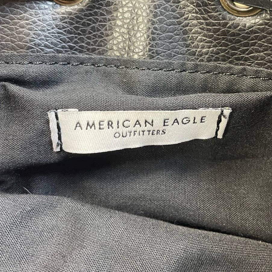 AEO Soft Faux Leather Velour Leopard Spot Adustable Shoulder Strap Purse Handbag