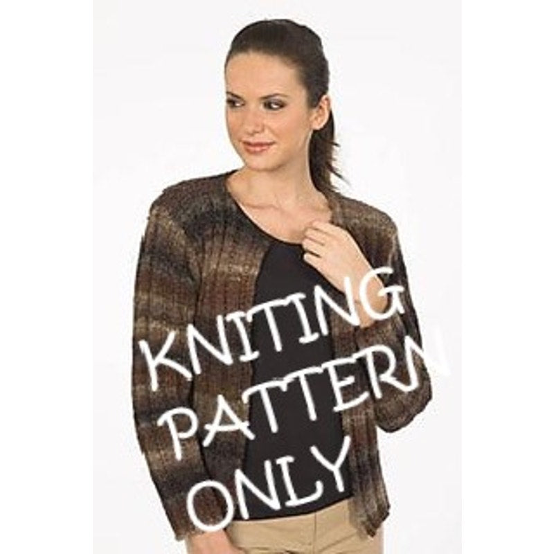 New 2006 Plymouth Design 1065 Boku Jacket Sweater Cardigan Knitting Pattern