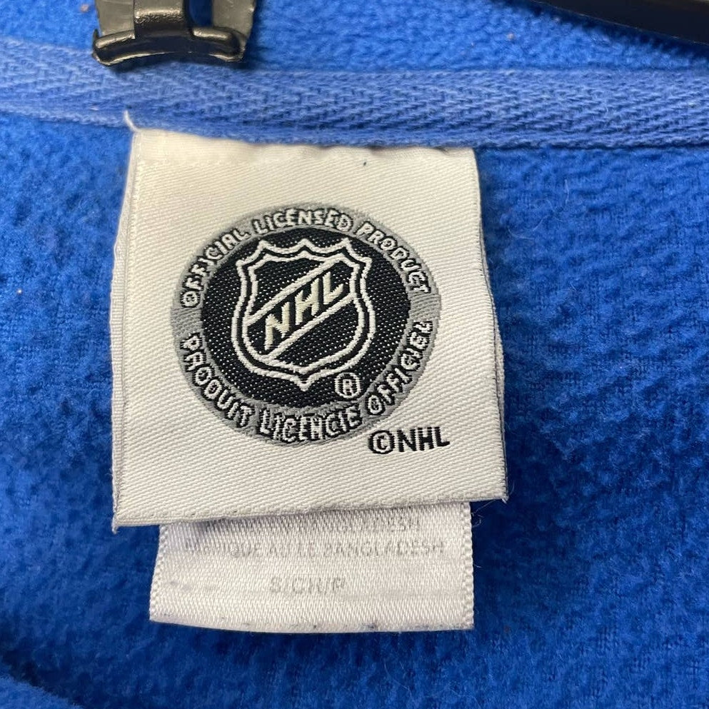 NHL St Louis Blues Hockey Womens Small Full Zip 100% Polyester Fleece Jacket