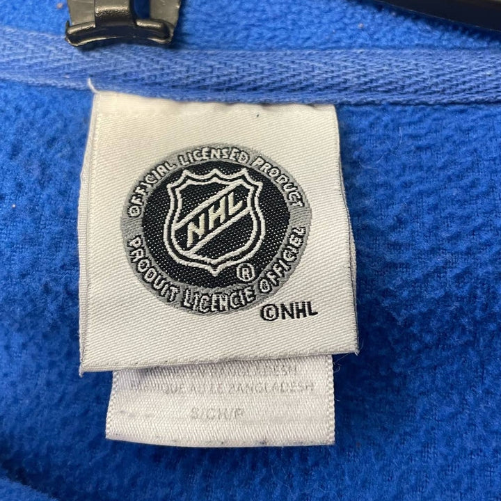 NHL St Louis Blues Hockey Womens Small Full Zip 100% Polyester Fleece Jacket