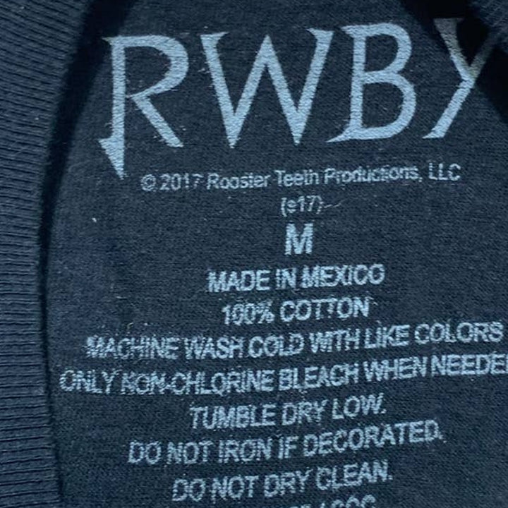 RWBY Ruby Weiss Blake Yang Medium 100% Cotton Rooster Teeth Short Sleeve Tee