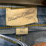2 Universal Thread Shein Size 8 Black Denim Blue Cotton Blend Skinny Jeans lot