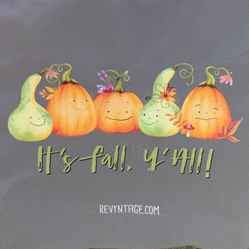 Pair of Upcycled Handmade Autumn Pumpkin It&