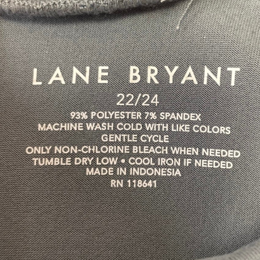 bLane Bryant Womens Plus Size 22/24 Flowy Polyester Blend Long Sleeve Turtleneck