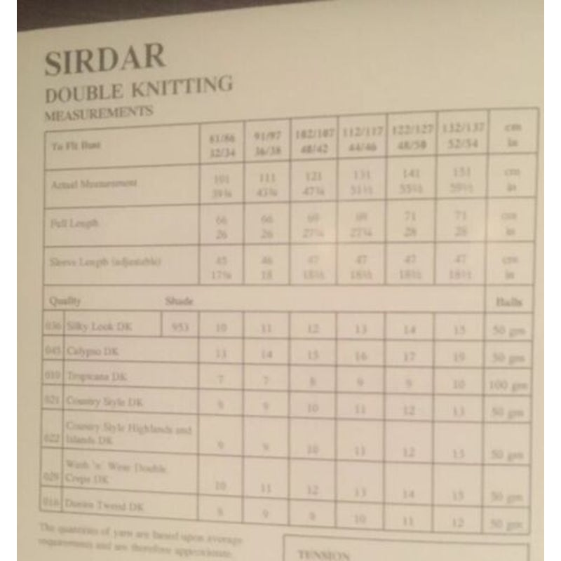 New Sirdar 5567 Silky Look Double Knitting DK Cardigan Sweater Top Pattern