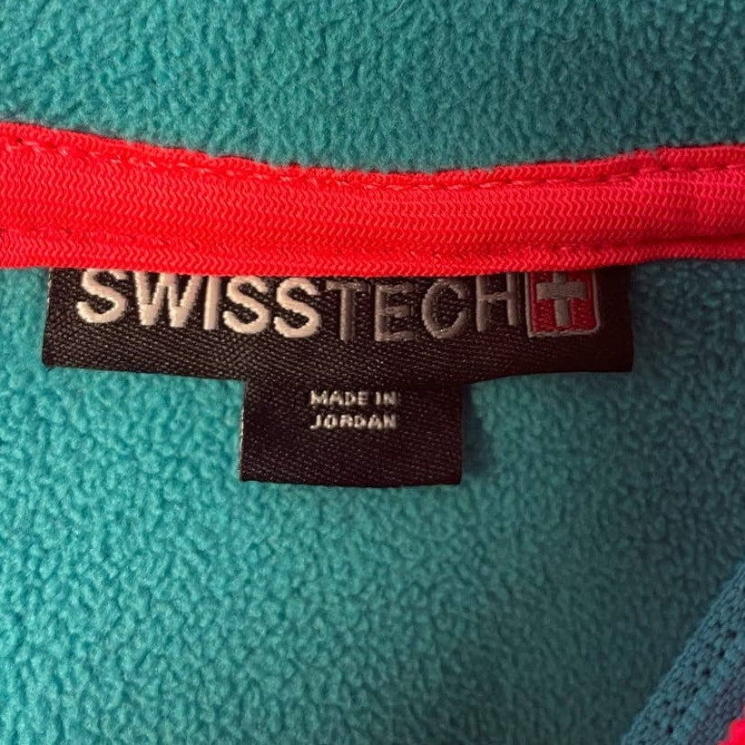 Swiss Tech Womens Medium ALEX Personalized Full Zip Fleece Lined Jacket Hoodie