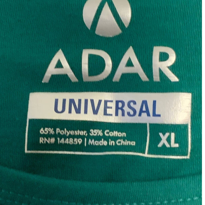 Hand Printed Adar Universal XL Drinks Well St Patrick Long Sleeve PolyCotton Tee