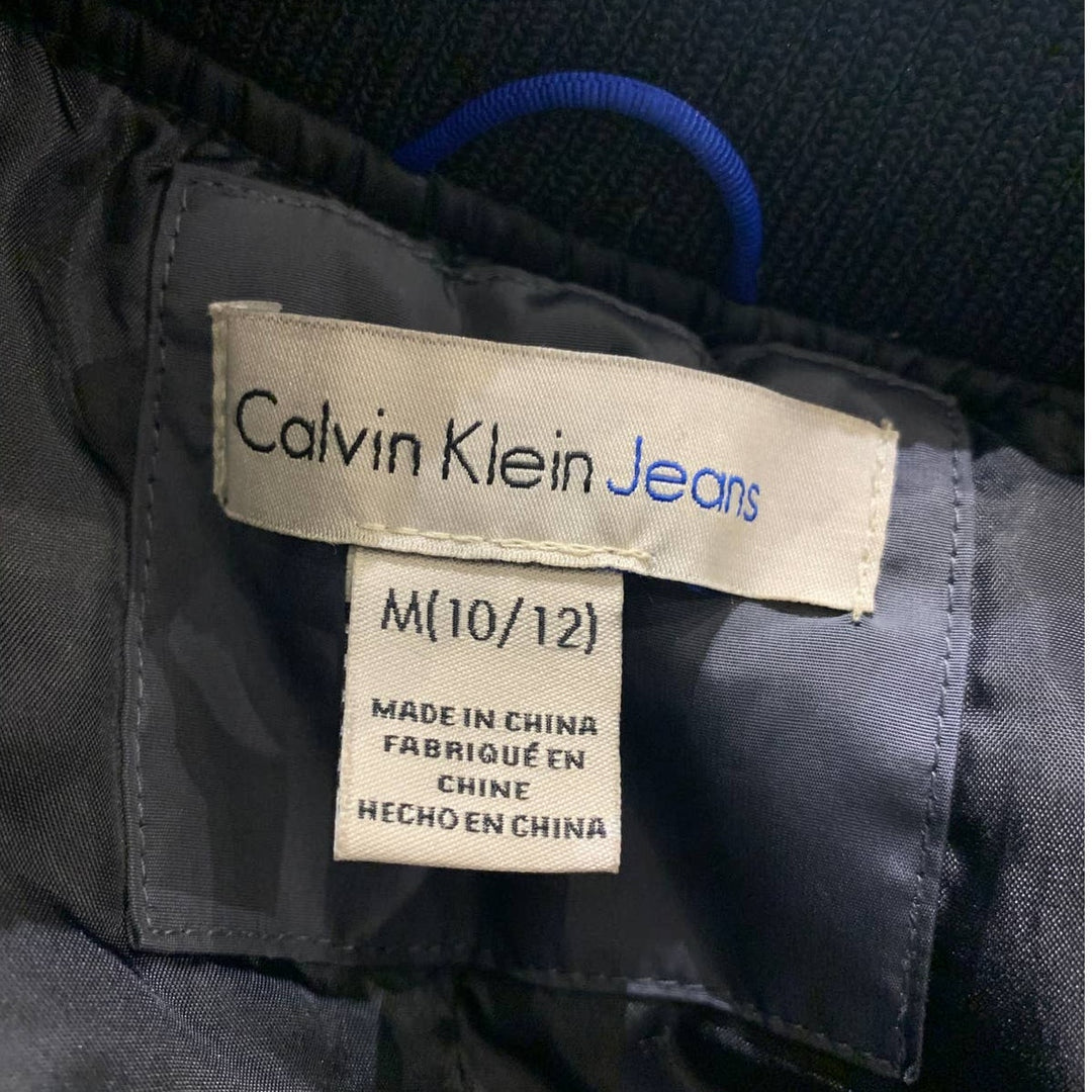 Calvin Klein Jeans Womens Medium 10/12 Machine Washable Warm Puffer Jacket