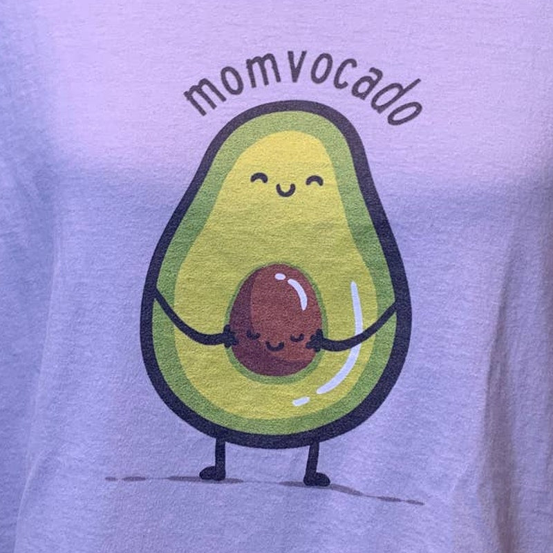 Momvocado XL Soft 100% Ring Spun Cotton Pregnancy Announcement Tee Shirt