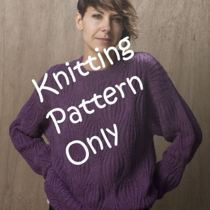 New Helen Hamann 306 Unisex Pullover Sweater Knitting Pattern