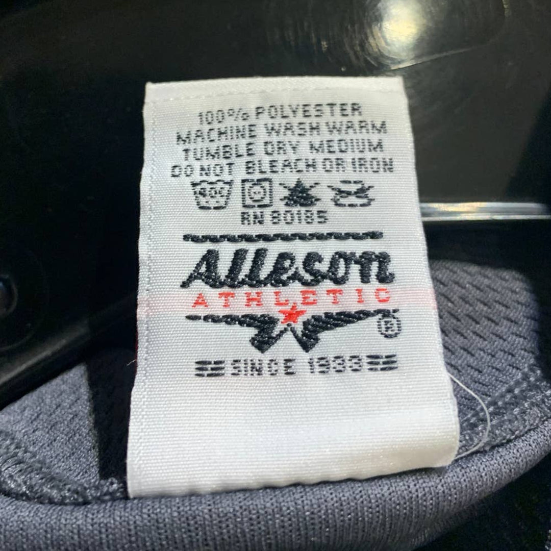 New Alleson Athletic Large Adult Baseball 2 Button Short Sleeve Jersey Shirt