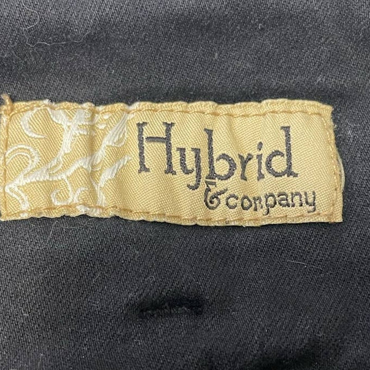 Hybrid &amp; Company Womens Size 16 Black Factory Distressed Cotton Blend Jeans