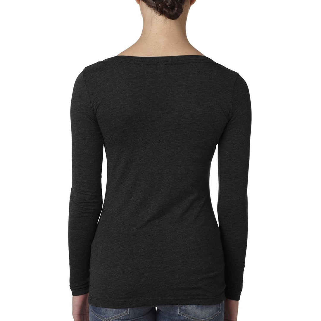New Hand Printed Large Happy Elephant Family Cotton Blend Scoop Neck T-Shirt