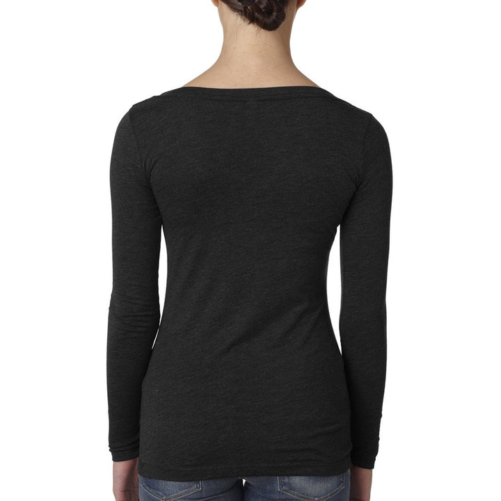 New Hand Printed Large Happy Elephant Family Cotton Blend Scoop Neck T-Shirt