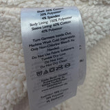 Eddie Bauer Women's Size Small Sherpa Lined Warm PolyCotton Open Cardigan Jacket