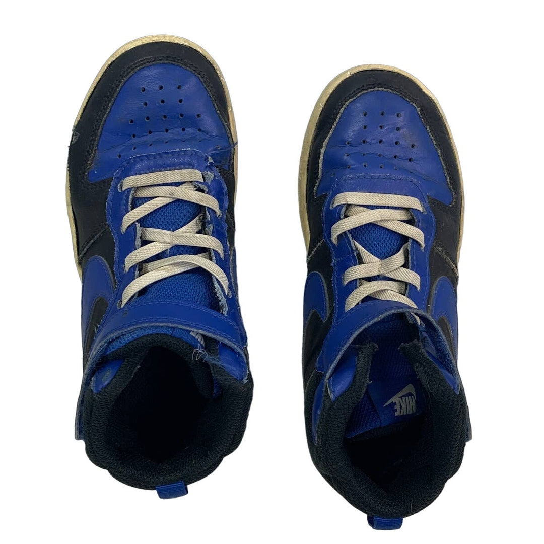Nike 2020 Kids Boys Size 13.5 Faux Leather Upper High Top Tennis Athletic Shoes