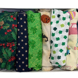 Holiday Easter St Patrick's Christmas Halloween Fabric Craft Project Swatch Box