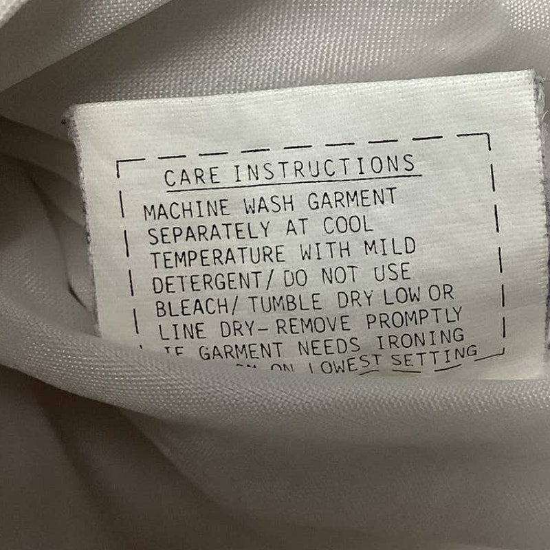 Vintage 1980s Mulberry Street Womens Medium White Button Up PolyCotton Jacket