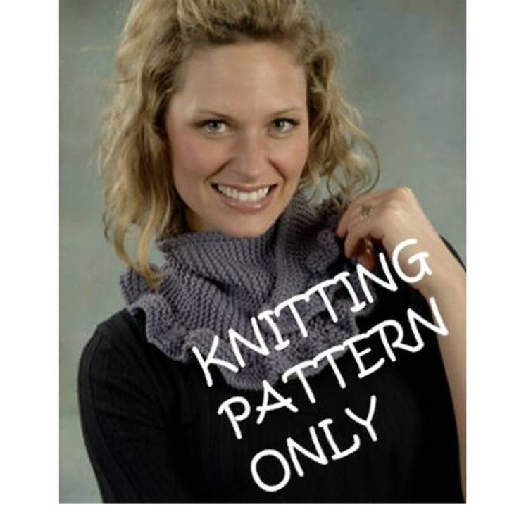 New Michelle Porter Plymouth Yarn 1939 Ruffled Scarf Shawl Knitting Pattern