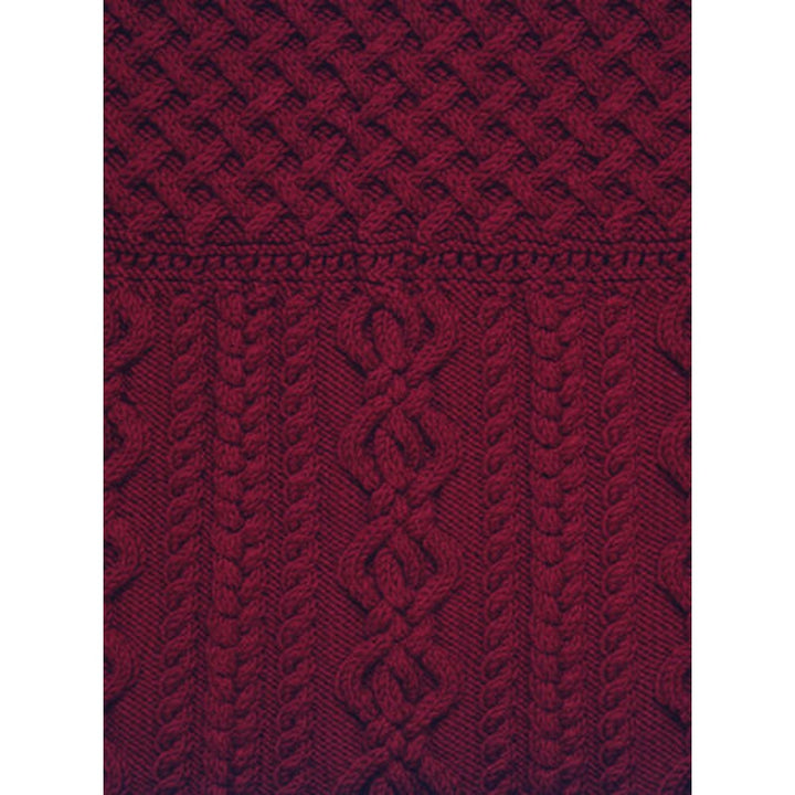 New Sue McCain Vermont Fiber Designs 130 Cable Lattice Pullover Knitting Pattern