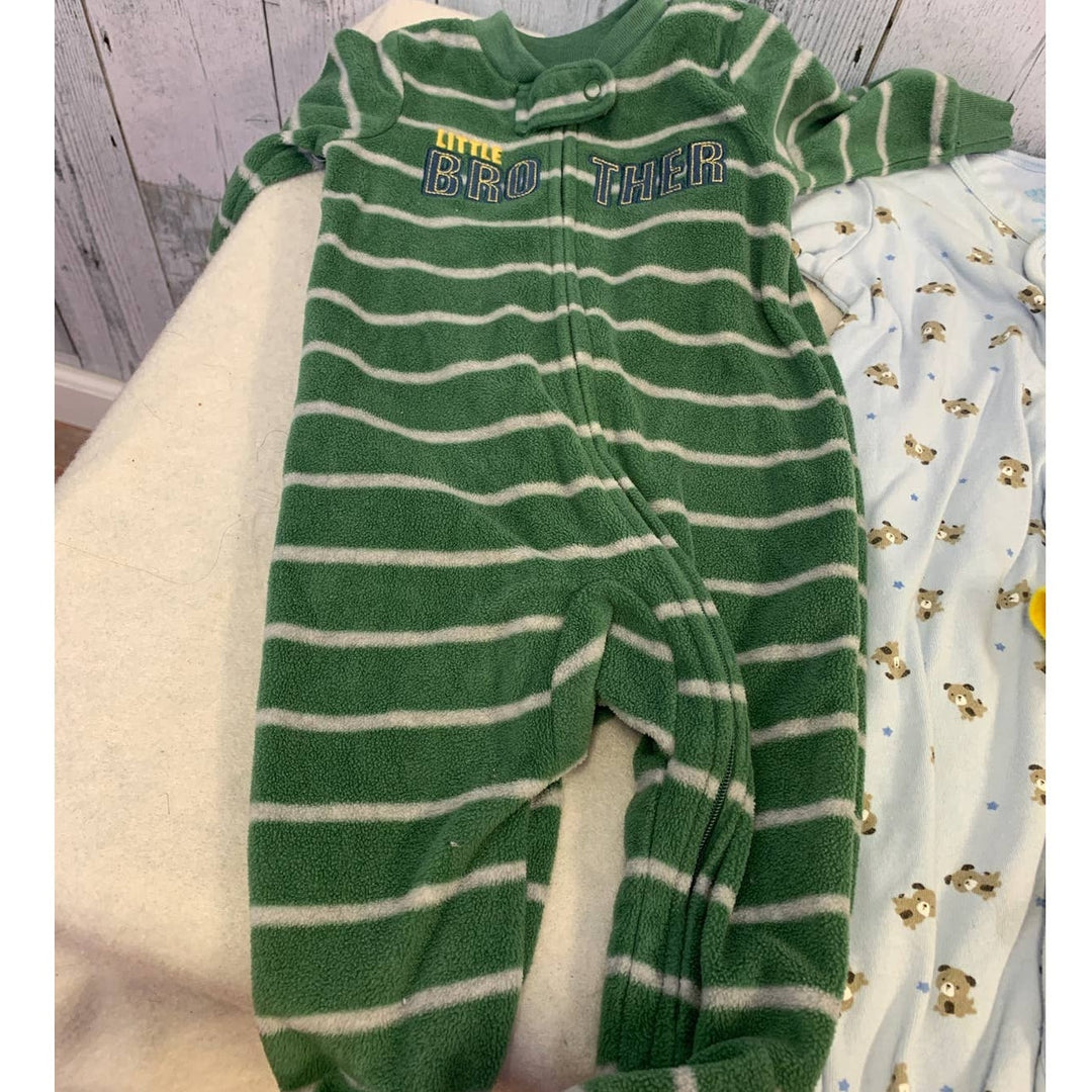 Lot of 5 Child of Mine Carters Circo 3-6 Mos Boys One Piece Tops Sleepwear