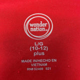 Wonder Nation Girls Large Christmas Holiday Sequin Sleeveless Midi Sheath Dress