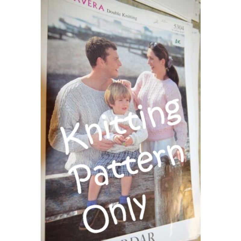 New Sirdar 5304 Primavera Family Pullover Sweater Double Knitting Pattern