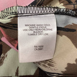 Alfred Dunner Womens 18P Petite Long Sleeve Button Down Polka Dot Silky Blouse